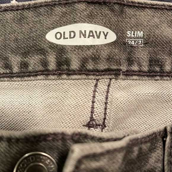 Old Navy Dark Gray Jeans - Picture 2 of 4